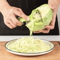 thumbnail image 6 of Fufafayo under $5 3Pcs Cabbage Slicer, Cabbage Shredder, Vegetable Slicer and Grater for Salad, Multi Function Mandoline Slicer, Stainless Steel Blade Kitchen Cutter, 6 of 7