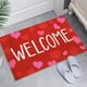 thumbnail image 5 of Xihbxyly Alfombra de San Valentín, Poliéster Rojo, Ultraabsorbente y Antideslizante, Impermeable para Baño, Salón y Cocina, Versátil para Uso En Interiores y Exteriores, 40 X 60 Cm., 5 of 6