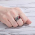 thumbnail image 6 of PiXiu Buddhist Heart Sutra Ring Feng Shui Ring Opening Adjustable Luck Ring, 6 of 17