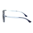 thumbnail image 3 of Antiglare Polarized Lens Mens Rectangular Slick Designer Sunglasses Blue Gunmetal Black, 3 of 4