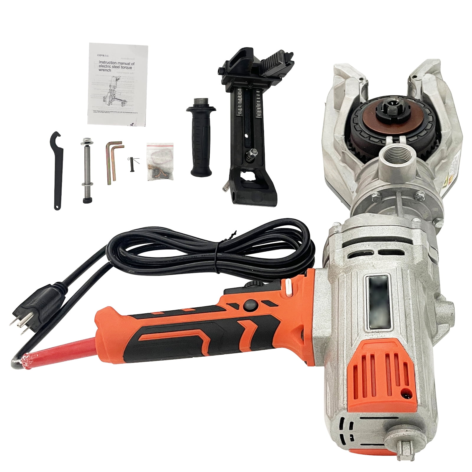 0.63"-1.57" Electric Portable Rebar Socket Screwing Wrench Quick Tightening Machine Torque Wrench