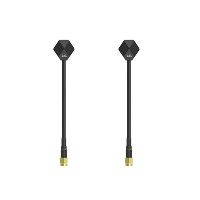 2piezas 5.8GHz FPV Antena SMA 2.4dBi LHCP/RHCP Antena 100MM/150MM para FPV Racing Drone Accesorios Parte D