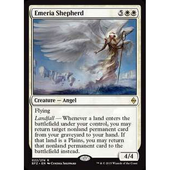 MtG Battle for Zendikar Rare Emeria Shepherd (Foil) #22