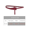 thumbnail image 4 of INSPIRE CHIC Wide Waist Belts for Women Solid Dress Belt No Buckle 1Pcs Wine Red, 4 of 5
