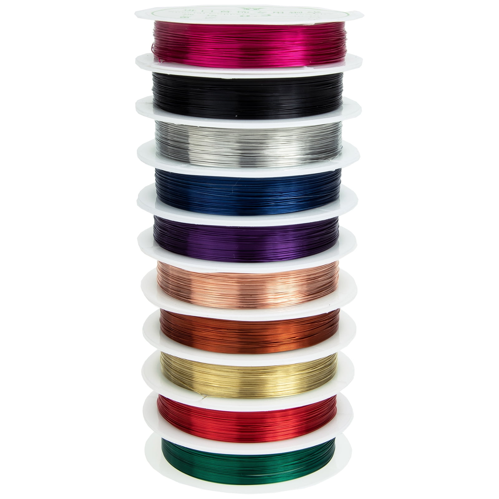 10 Rolls Jewelry Beading Wire DIY Craft Making Copper Wire Bracelet