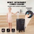 thumbnail image 2 of Fegat Dance Bag with Garment Rack,23" Newly Upgraded Rolling Dance Bag With 360° Detachable Wheels,Large Travel Dance Duffle Bag for Dancers Shows Livestreamer Athletes, 2 of 9
