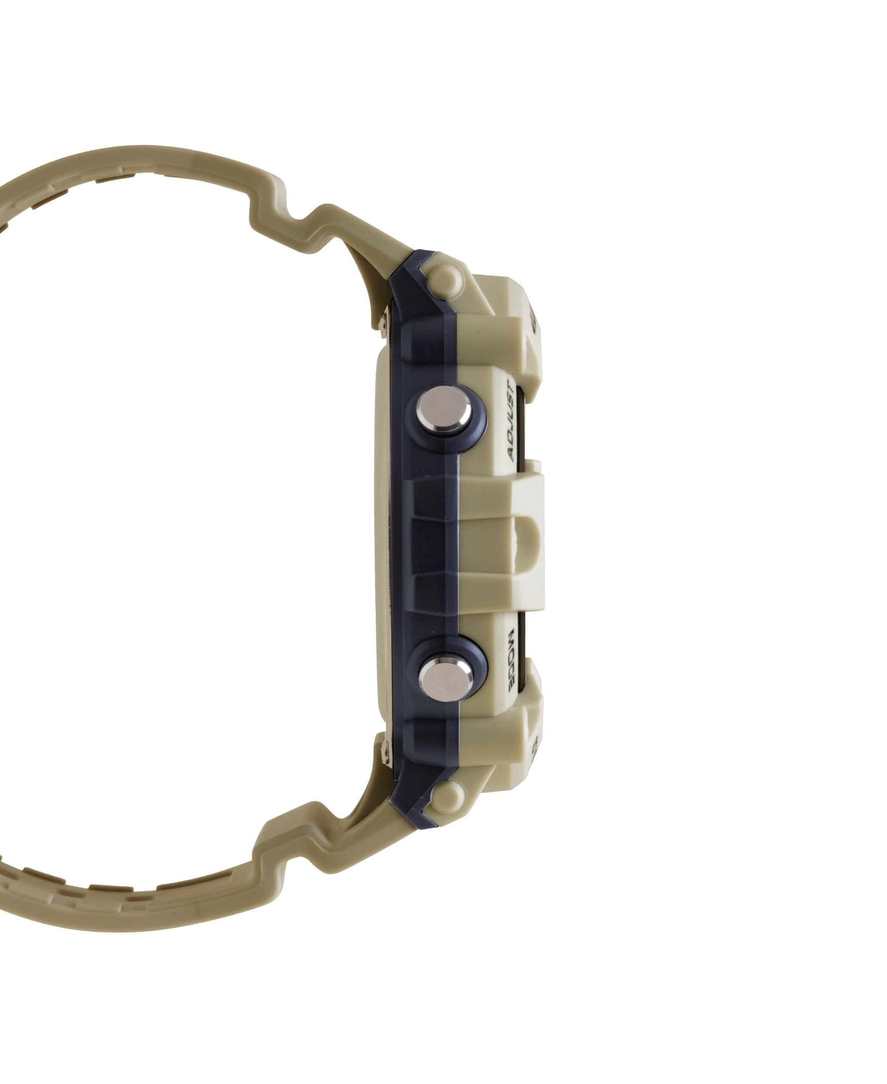 Casio Men's Wide Face Digital Tan Resin Strap Watch