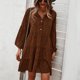 thumbnail image 2 of Vestido túnica para mujer vestido túnica de verano para mujer cuello en V empalmado apilado para fiesta ANGGREK Otros, 2 of 8