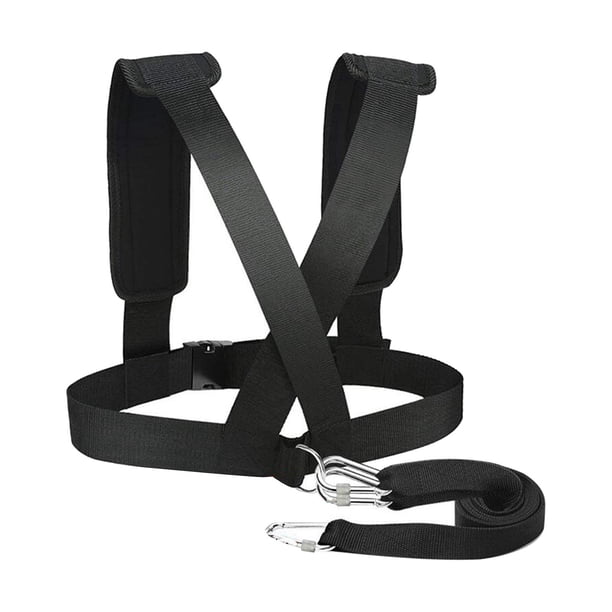 Cinturón de resistencia de peso Entrenamiento físico Ejercicio de gimnasio Sunnimix Kits de arnés para trineo de pesas