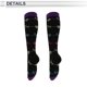 thumbnail image 5 of Calcetines de ciclismo Unique Bargains, transpirables, moldeadores, absorbentes de sudor, anti-fricción, negros, de nailon, tamaño M, 1 par, 5 of 7