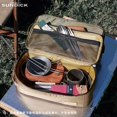 thumbnail image 4 of Camping Travel Cooking Utensils Organizer Travel Bag with Net Pockets,Portable Pouch for BBQ Camp Cookware Kitchen Kit empty box (green), 4 of 7