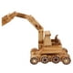 thumbnail image 1 of Excavadora de madera de juguete para niños, vehículo de construcción pequeño, juguete de ingeniería en miniatura, excavadora pequeña de juguete, 1 of 8