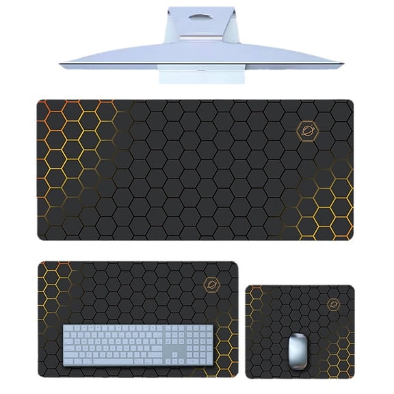 jiaroswwei Gaming Mouse Pad with Shortcut Key Guide Thick Non-Slip Rubber Base Ergonomic Mouse Pad Extra Large Desk Mat for PC Laptop