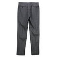 thumbnail image 2 of Trussini Men's Grey / Light Blue Checkered Linea Classico Wool Dress Pant Pants & Capri - 52, 2 of 2