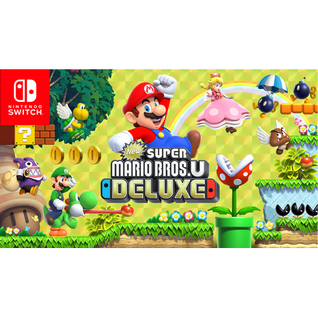 New Super Mario Bros U Deluxe, Nintendo, Nintendo Switch, 045496592714 (Digital Download)