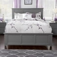 thumbnail image 3 of AFI Madison Queen Platform Bed with Matching Footboard and Storage Drawers, Grey, 3 of 7