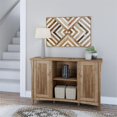thumbnail image 1 of Bowery Hill Armoire de Rangement Moderne en Bois Manufacturé Marron, 1 of 7