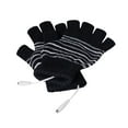 thumbnail image 6 of AWZXDE USB Powered Fingerless Knitted Warming Gloves for Indoor Winter Comfort and Typing Black, 6 of 9