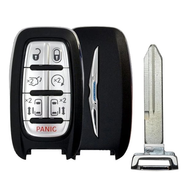 Oem Refurbished Smart Remote Key Fob Compatible With Chrysler Pacifica 2017 2018 2019 2020 7b Fcc M3n 97395900 Walmart Com