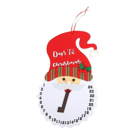 

Naughtyhood Christmas Lights Christmas Clearance deals Snowman Santa Claus Countdown To Christmas Calendar NEW Pendant Decor Christmas Ornaments Countdown Wall Calendar on Clearance