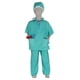 thumbnail image 2 of Disfraz de cirujano para niños Halloween Cosplay verde perfecl, 2 of 8