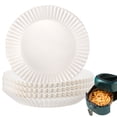 thumbnail image 1 of Doublure Ronde pour Friteuse à Air Chaud : 100 Pcs Doublure Jetable en Papier Parchemin de 6,3 Po pour Friteuse à Air, 1 of 10