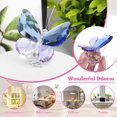 thumbnail image 2 of Cateissary Pisapapeles de mariposa de cristal azul y morado de primera calidad, adorno, elección de regalo, decoraciones exquisitas Decoración del hogar Azul púrpura, 2 of 6