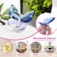 thumbnail image 4 of Pisapapeles de mariposa Injueey cristal azul y púrpura decoración del hogar, 4 of 6