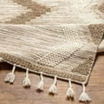 thumbnail image 4 of Hauteloom Highpoint Wool Living Room, Bedroom Area Rug - Bohemian, Transitional - Olive, Cream - 8' x 10', 4 of 13