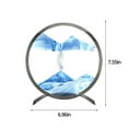 thumbnail image 3 of Fufafayo under $5 Sand Art Picture, Moving Sand Frame with Glass, Liquid Motion Decor for Desk, Office Bookshelf Decoration Piece, Relaxing Artwork for Home, 3 of 6