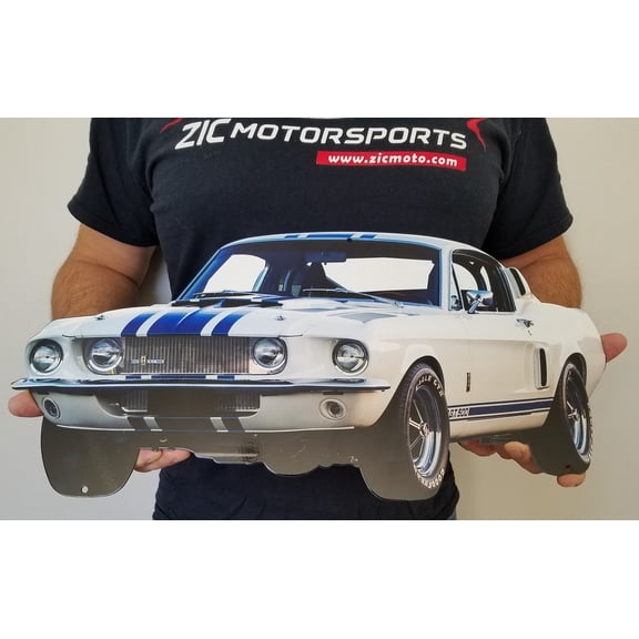 1967 Shelby GT500 Car Cut Out Metal Sign
