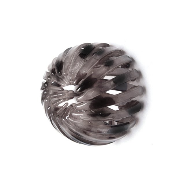 Vogacara Pinzas para el pelo para mujer, pinza fija, horquilla de nido de pájaro a la moda, tocado de cola de caballo extensible, decoración, hebilla, Cuidado del cabello color café oscuro Vogacara CE003181-06