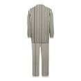 thumbnail image 5 of Hxshgdsn Family Pajamas Set Matching Striped Button Down Long Sleeve Tops And Straight Leg Pants Loungewear 2Pcs Brown Dad Xl, 5 of 7