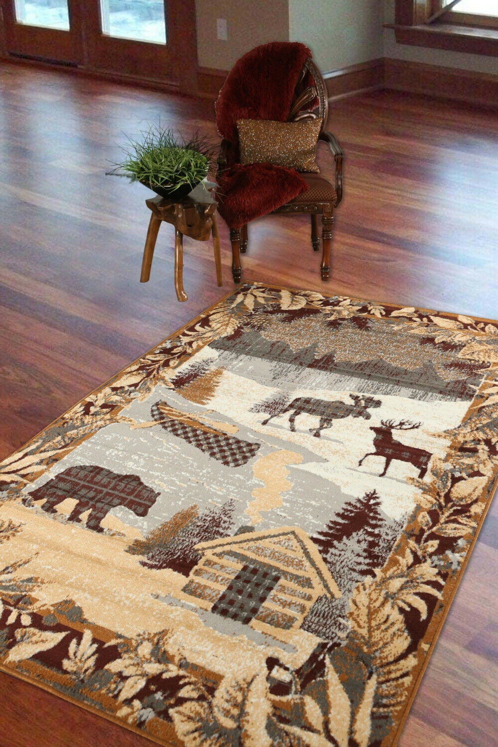 Furnish My Place Cabin Runner Rug 2 ft. x 8 ft., Multicolor