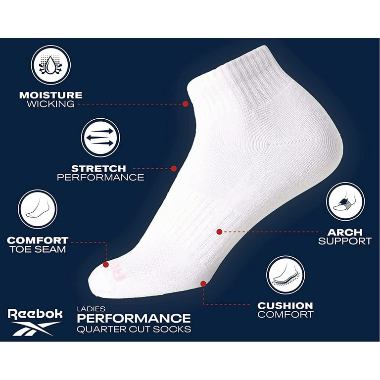 Reebok women's quarter socks shop