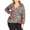 black, variant on City Chic Womens Floral Wrap Blouse, Black, Plus Size, S/16W