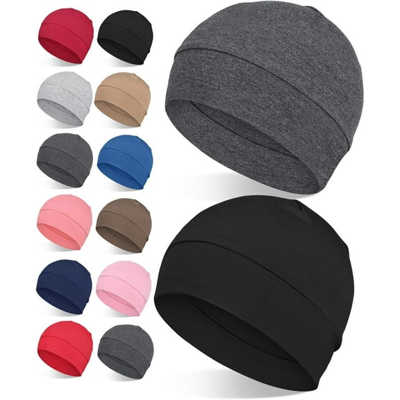 Lightweight Skull Caps for Men/Women Helmet Liner Warm Beanie Morning and Night Walking Bicycle Cycling Running Skiing Hat