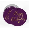 thumbnail image 2 of Inkdotpot Happy Birthday Bottle Tag Real Gold Foil Favor Hang Tags Pack Of 50, 2 of 6