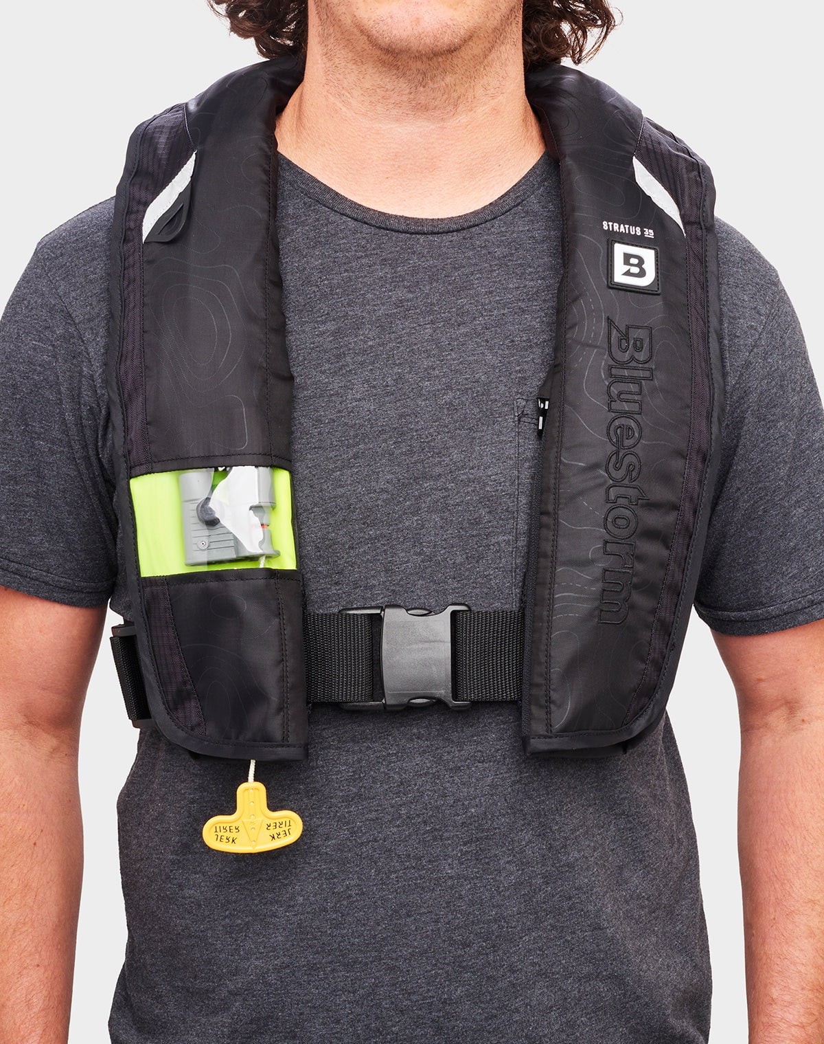 Bluestorm Gear Stratus 35 Inflatable PFD Life Jacket (Realtree Max5 Camo) | US Coast Guard Approved Automatic/Manual Life Vest for Adults