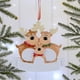 thumbnail image 2 of Decoración navideña 2021, adorno familiar personalizado para árbol de Navidad, adornos para árbol de Navidad de renos, decoración, lindo ciervo, alce, regalo navideño, 2 of 5