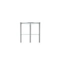 thumbnail image 3 of New Spec Furniture Triangle Display Shelf Tempered Glass / Chrome, 3 of 4