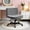 Gray-Velvet, variant on CloudRest Pro Armless Office Desk Chair, Criss Cross Swivel Chair with Wheels, Wide Seat Adult Vanity Chair for Home Office , Gray