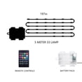 thumbnail image 2 of Christmas Lights Battery Operated, 17ft 50 LED Rainproof Wire String Light, Remote Control & 8 Modes Indoor Outdoor Xmas Tree Wedding Party Decoration, 2 of 9