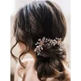 thumbnail image 2 of Sweetv 2Pcs Wedding Hair Pins For Brides, Gold Wedding Hair Bridal Accessories, 2 of 6