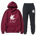 thumbnail image 3 of Sudadera con capucha de Lil Peep para hombre y mujer, sudadera con capucha y sudadera con capucha, sudadera con capucha, conjunto de 2 piezas de sudadera y pantalones deportivos para hombre, 3 of 5