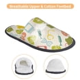 thumbnail image 3 of Balery Medical Icons Pantuflas de Casa de Felpa Silenciosas con Diseño Estampado, Zapatillas Cómodas Antideslizantes de Algodón para Interior-Large, 3 of 8