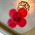 thumbnail image 5 of Round Paper Lanterns - Set of 5 (Red), 5 of 5