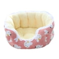 thumbnail image 2 of Cama para Perros y Gatos Camas para Perros, Lavables, pospuestas, Suaves y autocalentables para Dormir en Interiores, Nido para Gatos y Mascotas para , Rosa Grande, 2 of 8