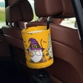 thumbnail image 5 of Easygdp Cute Gnomes Halloween Car Trash Can Garbage Car Accessories Trash Can Car Waste Bin for for Driver and Passenger Any Vehicle, 5 of 7