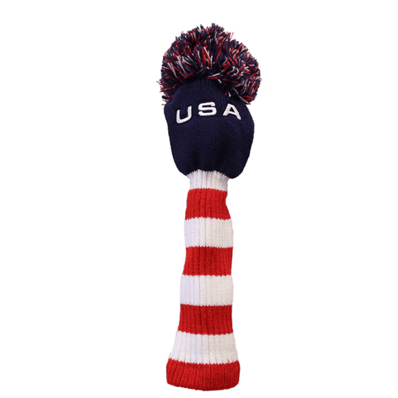 USA Super Pom Pom Golf Club Head Cover